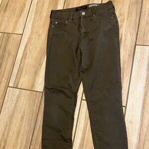 Worn no piling Aeropostale High Waisted Jegging Size 2 Regular Dark Green